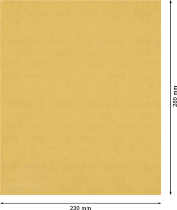 Feuille de papier de verre Bosch EXPERT C470 230x280 mm G180.
