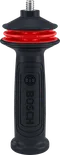Poignée Bosch EXPERT pour Vibration Control M10, noire avec anneau rouge.
