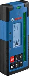 Récepteur laser Bosch LR 65 G avec protection IP67 contre la poussière et les éclaboussures.