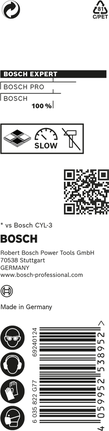 Foret Bosch EXPERT CYL-9 MultiConstruction 3,5 x 40 x 70 mm.
