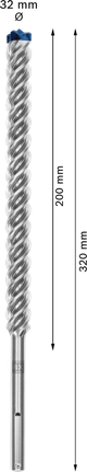 Foret à percussion Bosch EXPERT SDS max-8X 32 mm.