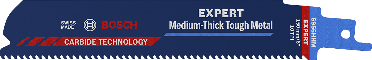 Lame de scie alternative Bosch EXPERT Medium-Thick Tough Metal.