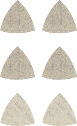 Bosch EXPERT M480 Set de filets de ponçage 93x93mm filet ouvert.