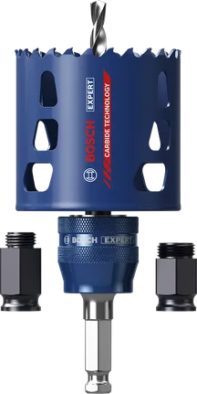 Kit de démarrage pour scie cloche multi-matériaux Bosch EXPERT 68 mm.