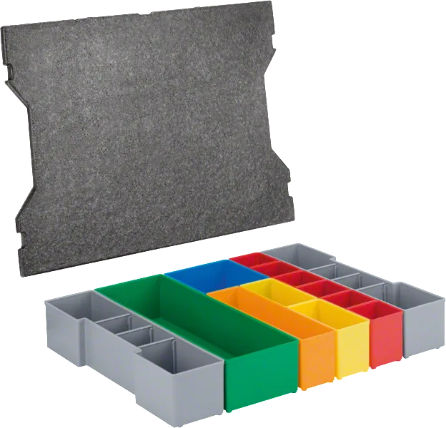 Coffret de rangement Bosch L-BOXX 102 pour l'organisation de petits objets.