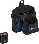 Ensemble de pochettes à outils Bosch avec support magnétique.