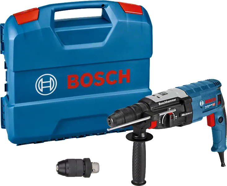 Perceuse à percussion Bosch GBH 2-28 F avec coffret.
