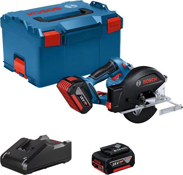 Ensemble de scie circulaire à métaux sans fil Bosch GKM 18V-50.