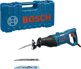 Scie alternative Bosch GSA 1100 E avec mallette de transport.