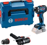 Ensemble de perceuse-visseuse sans fil Bosch GSR 18V-90 FC avec accessoires.