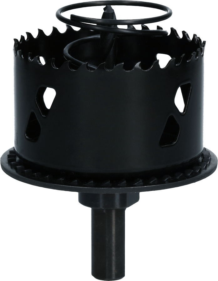 Scie cloche Bosch avec adaptateur à changement rapide.