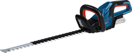 Taille-haie sans fil Bosch GHE 18V-60 pour la taille des arbustes.