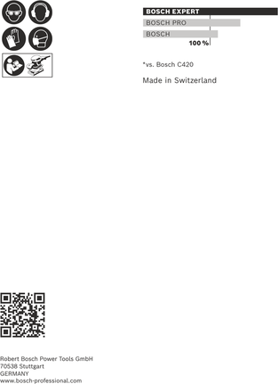 Jeu de papiers abrasifs Bosch EXPERT C470 93 x 186 mm.