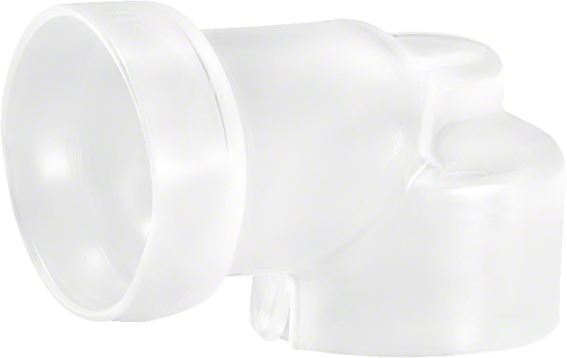 Tête d'angle Bosch Protector 12V avec accessoire transparent.