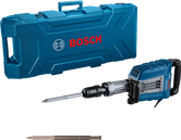 Marteau de démolition Bosch GSH 14 C avec mallette de transport.