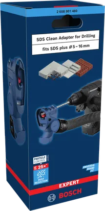 Adaptateur Bosch SDS Clean pour perçage.