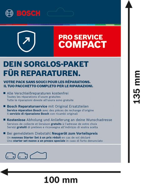 Kit de réparation de démarrage Bosch Pro Service Compact.