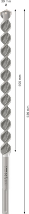 Foret à percussion Bosch PRO SDS max-4 30x400x520 mm.