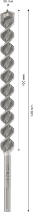 Foret à percussion Bosch PRO SDS max-4, 38 mm x 520 mm.