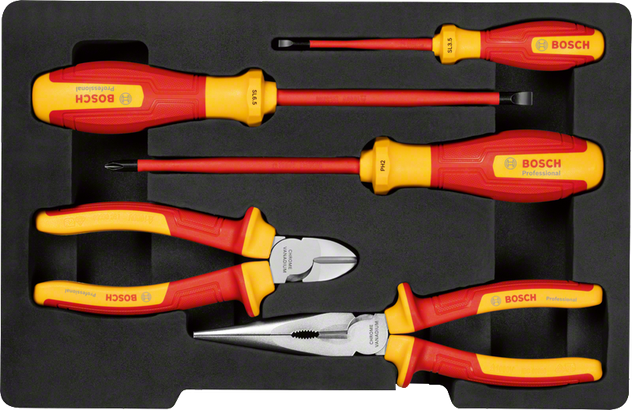 Set mixte d’outils à main VDE 5 pièces