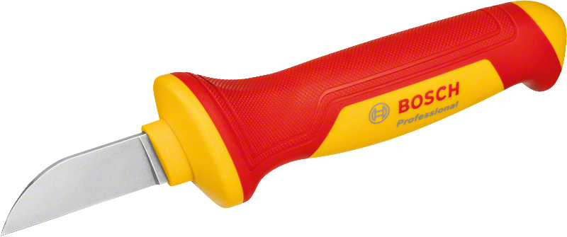 Couteau à câble Bosch VDE avec manche isolé.