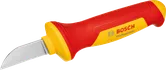 Couteau à câble Bosch VDE avec manche isolé.