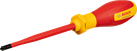 VDE-isolierter Schraubendreher von Bosch mit SL PZ2-Spitze.