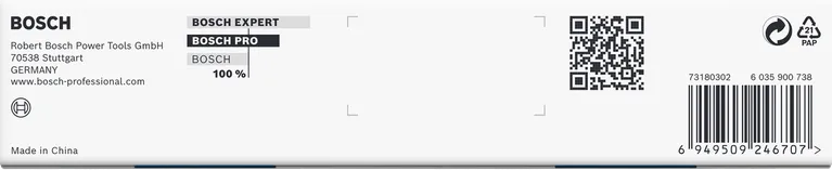 Coffret de douilles à chocs Bosch PRO 1/4″ 9 pièces.