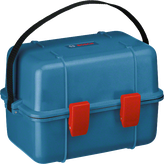 Mallette de transport Bosch avec double loquet sécurisé.