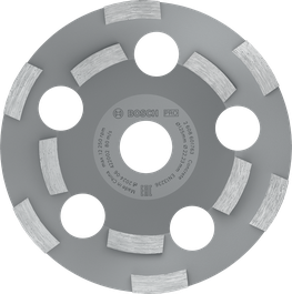 Tête de meulage abrasive Bosch PRO Disque segmenté 125 mm.