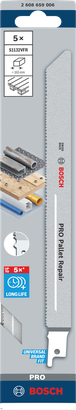 Lames Bosch PRO Pallet Repair S1132VFR, lot de 5.