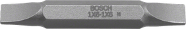Embout de tournevis double Bosch pour vis à fente.