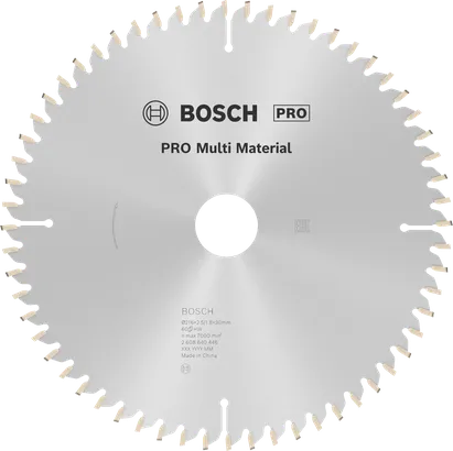 Lame de scie circulaire multi-matériaux Bosch PRO, 216 mm T60.