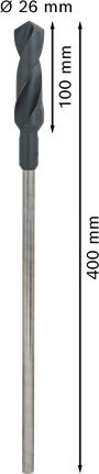 Foret à bois Bosch PRO HSS 26x100x400 mm.