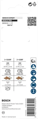 Ensemble de 3 meules à laminer Bosch PRO à tige en U.