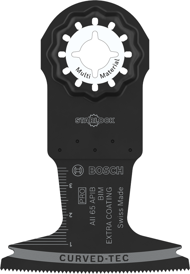 Lame multi-outil Bosch PRO AII 65 APIB, largeur 65 mm.