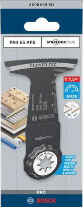 Bosch PAII 65 APB lame pour outil multifonction 65×55 mm.