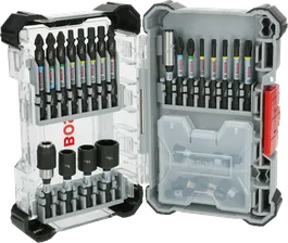 Coffret d'embouts de tournevis à chocs Bosch PRO 35 pièces en coffret.