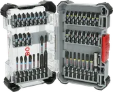 Jeu d'embouts de tournevis à chocs Bosch PRO, 44 pièces dans un coffret.