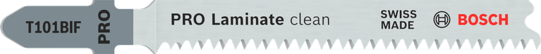 Lame de scie sauteuse Bosch PRO Laminate clean T101BIF, dents fines.