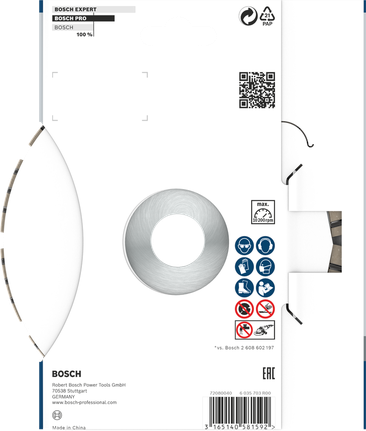 Disque diamanté pour béton Bosch PRO 150 x 22,23 mm.