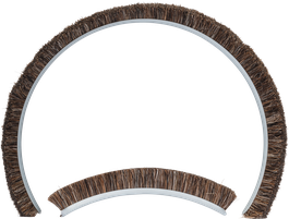 Ensemble de brosses de rechange Bosch pour accessoires de nettoyage.