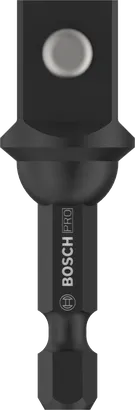 Adaptateur de douille Bosch PRO avec raccord à bille 1/2 pouce.