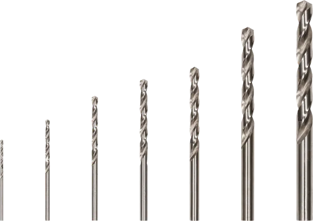 Jeu de forets hélicoïdaux Bosch PRO en acier inoxydable HSS-Co, 7 tailles.