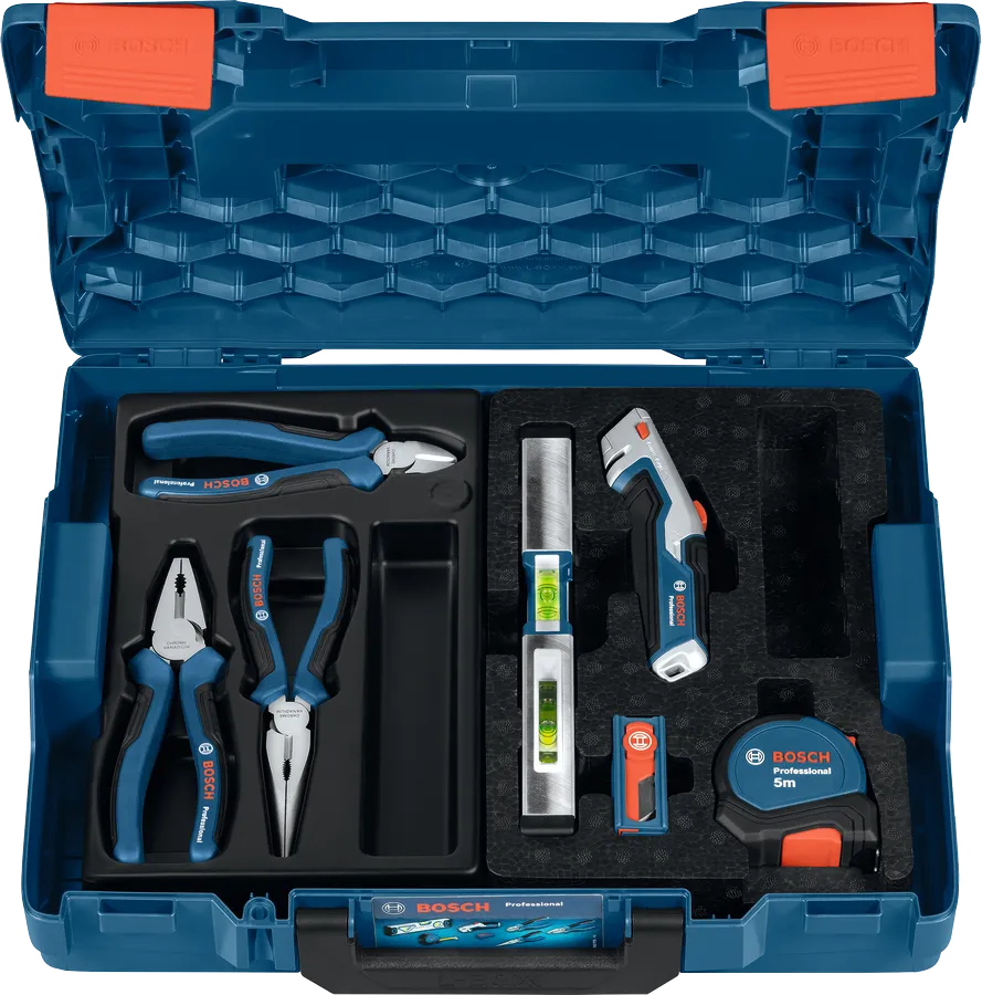 Set de pinces et divers outils à main Professional, 16 pièces