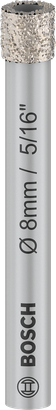 Foret à sec Bosch PRO Ceramic 8 x 66 mm.