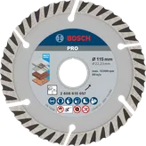 Disque à tronçonner diamanté multi-matériaux Bosch PRO 115 mm.
