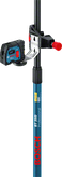 Perche télescopique Bosch BT 350 avec outil de nivellement laser.