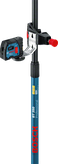 Perche télescopique Bosch BT 350 avec outil de nivellement laser.