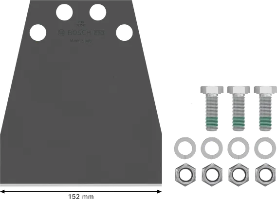 Ensemble de remplacement pour grattoir à sol Bosch PRO HEX 28/30, 152 mm.